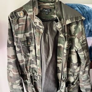 Camo utility jacket